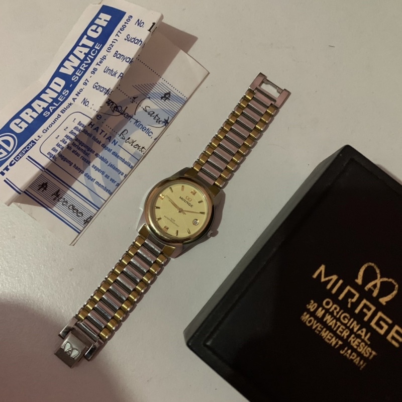 Preloved Jam Tangan MIRAGE cewe original