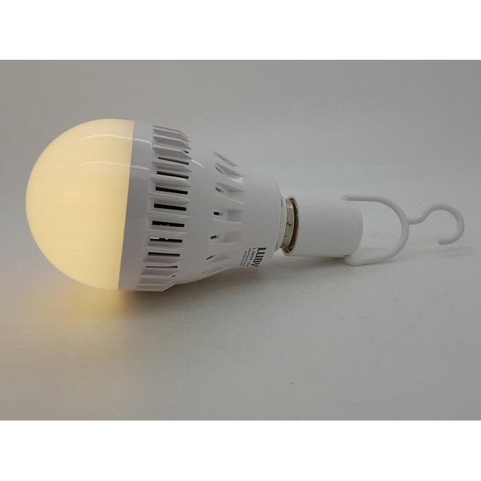 Lampu Emergency Sentuh 18Watt Luby 3 Warna Bohlam Sentuh Nyala 18 Watt