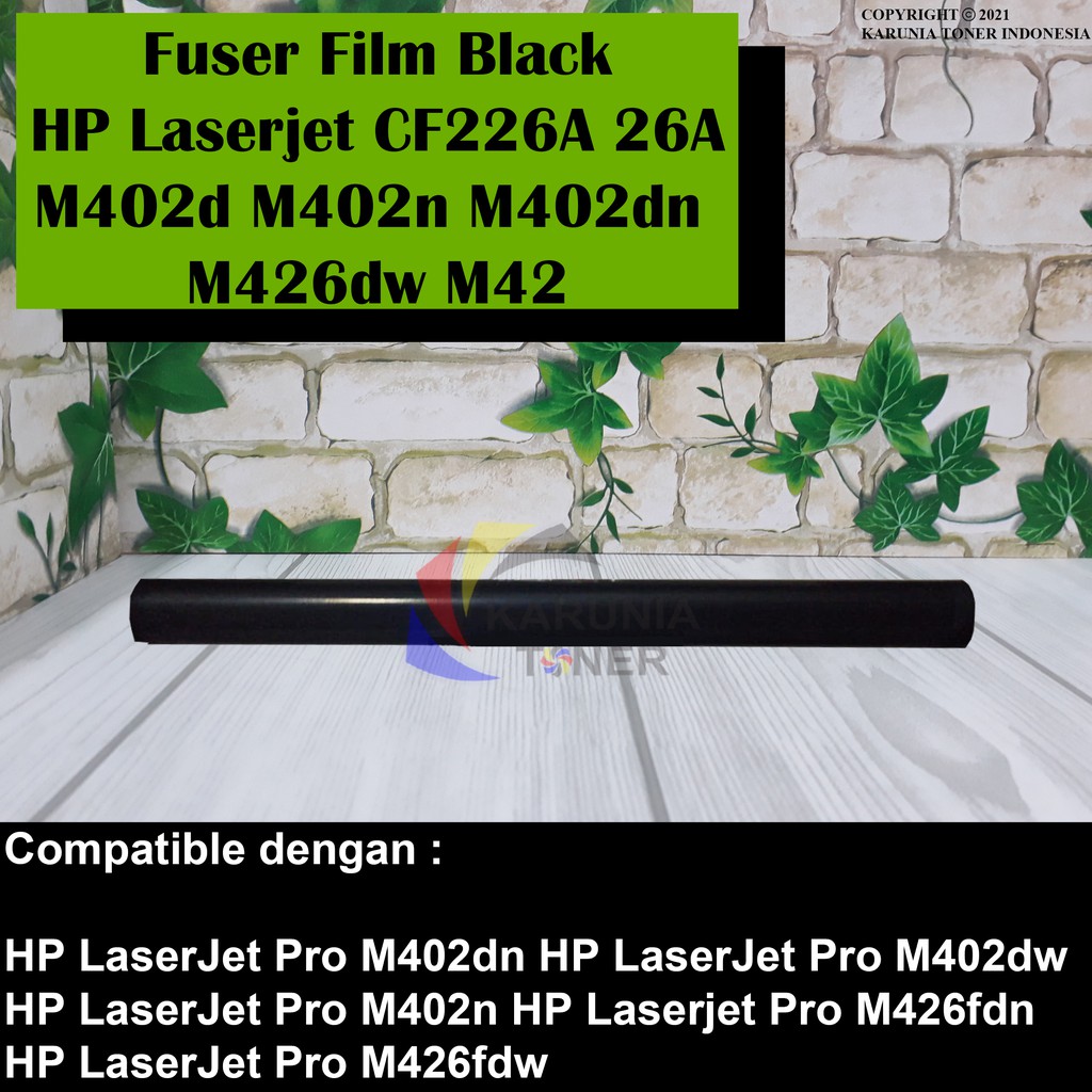 Fuser Film HP Laserjet CF226A 26A M402d M402n M402dn M426dw M426 Black