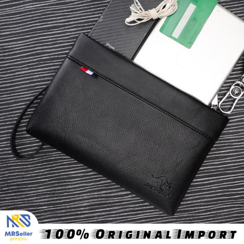 JUNZIDAISHU Dompet Clutch Handbag Pria Wanita Kulit Premium Import 1066