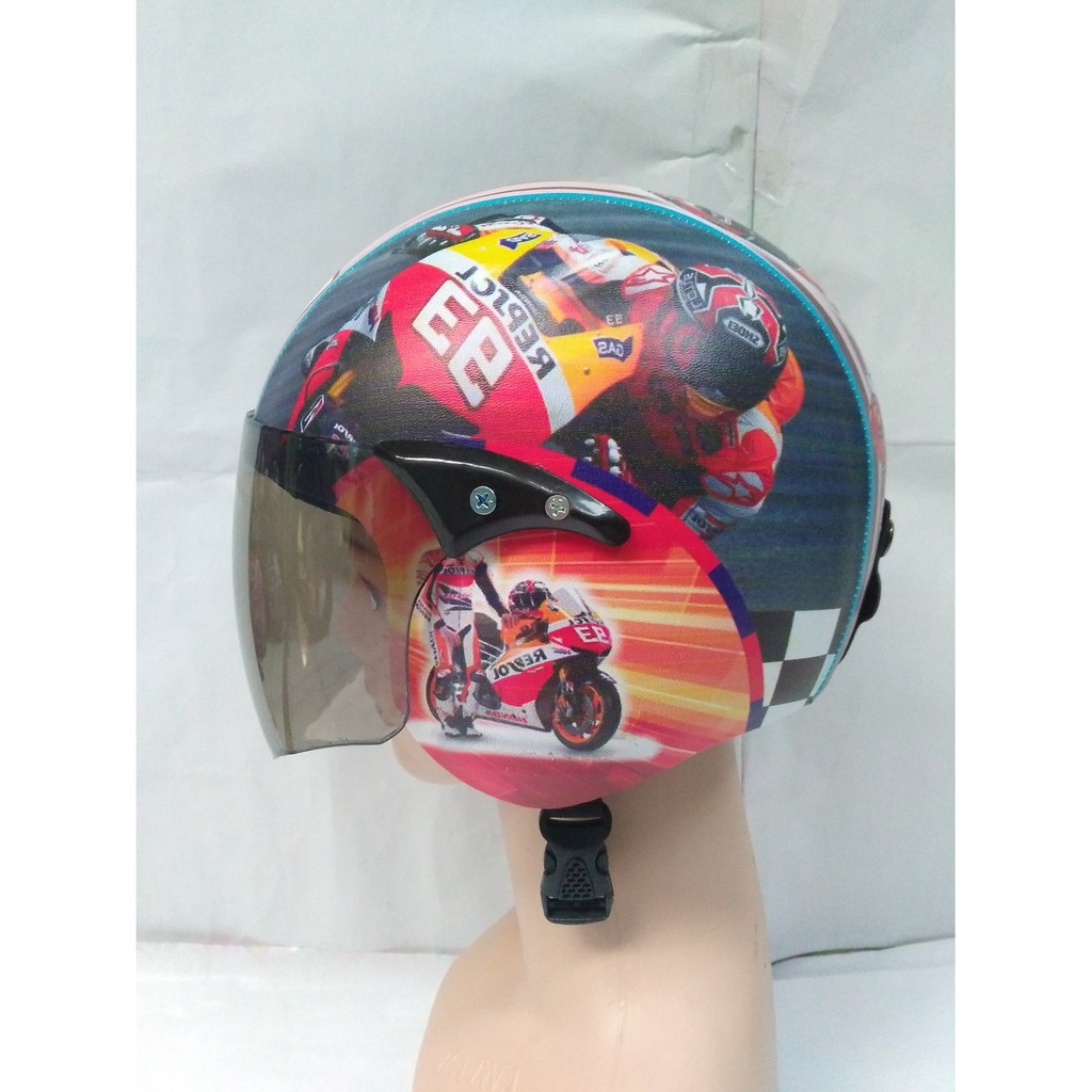Helm Anak Standart Karakter MotoGP Marques