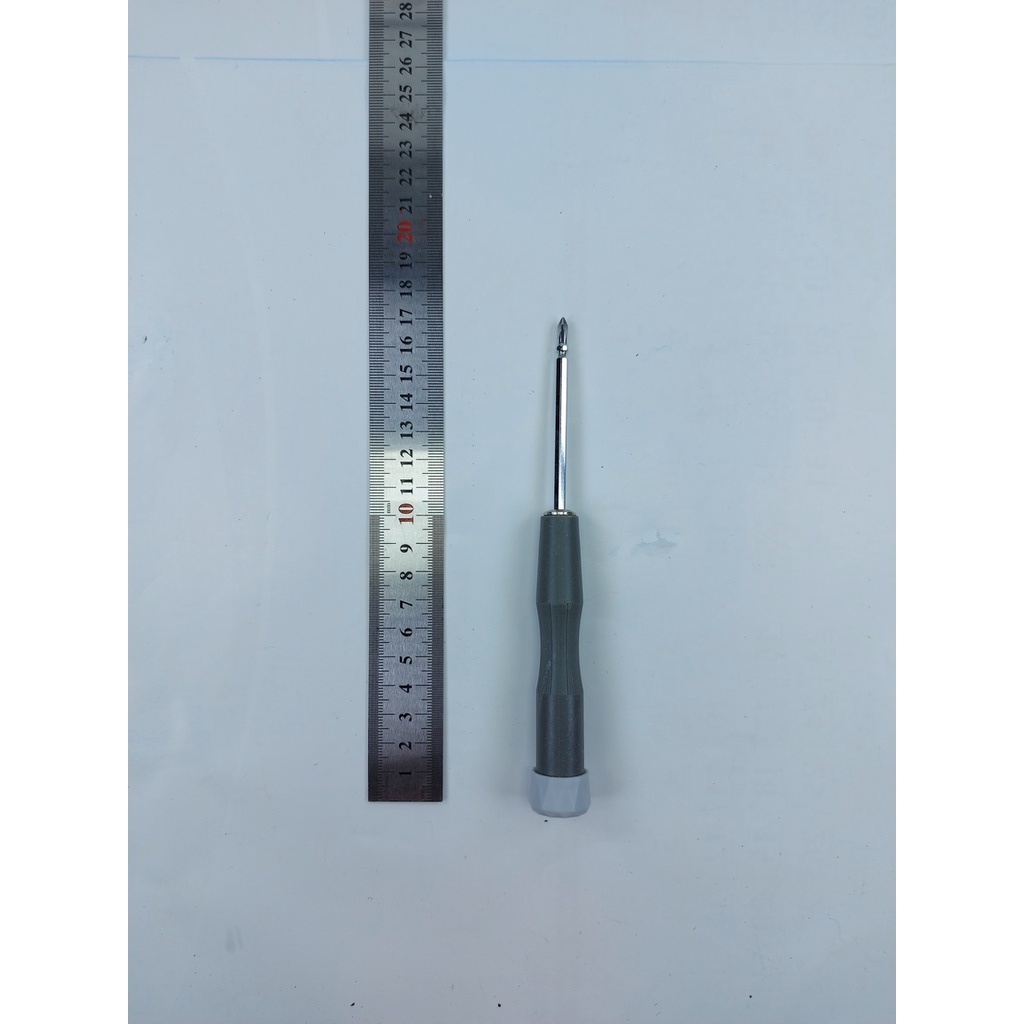 Obeng MINUS PLUS BOLAK BALIK ukuran sedang DIAMETER 4MM PANJANG 17CM 2way 2in1