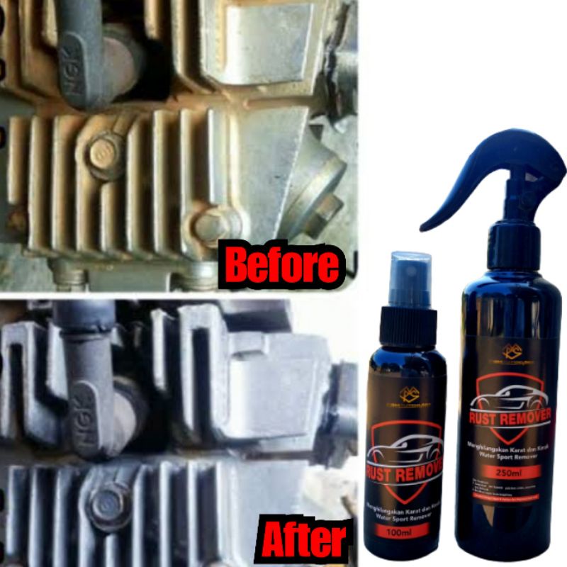 RUST REMOVER spray, Degreaser Obat Pembersih kerak/karat, Mesin Mobil Motor, kerak panci, kerak kamar mandi