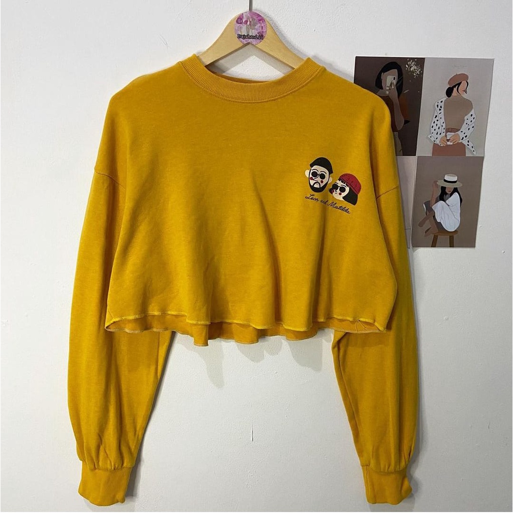 LEON AND MATILDA CROPE SWEATER FLEECE