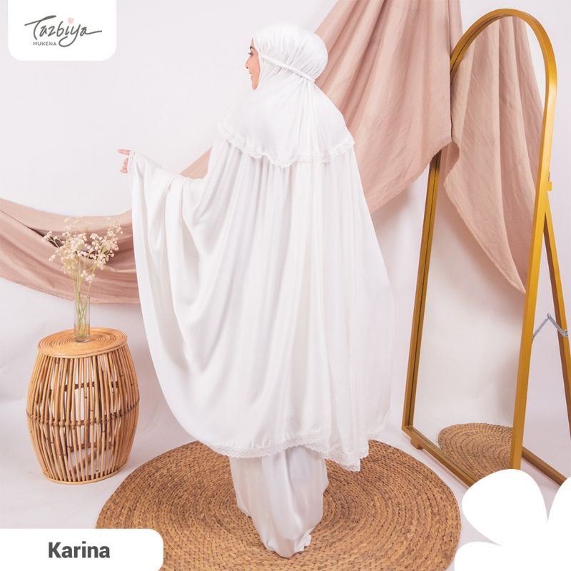 MUKENA TAZBIYA KARINA WHITE ALLSIZE