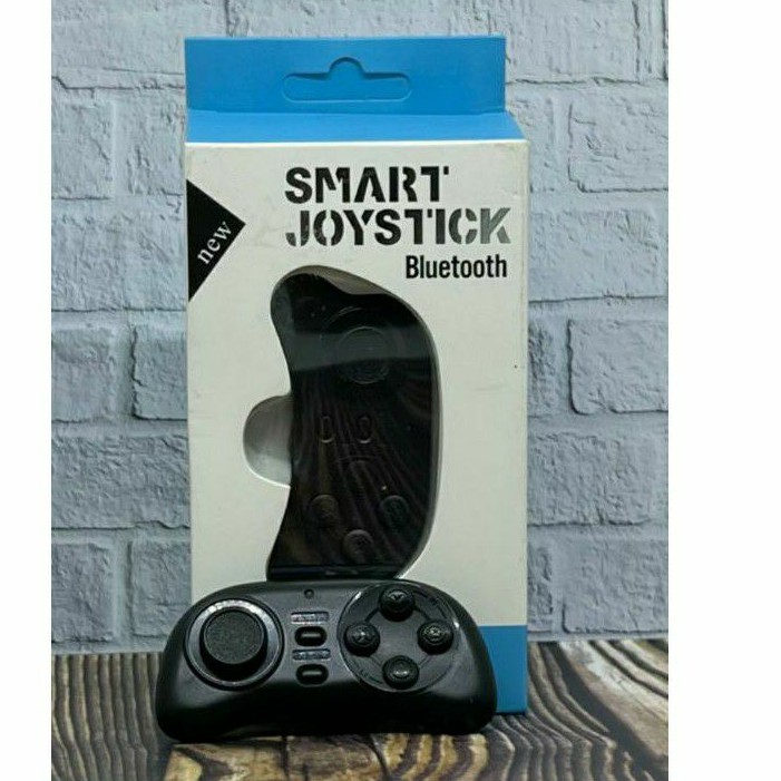 Portable and Compact Bluetooth Gamepad Controller Mini Gamepad Joystick Handle Remote Shutter(Black)