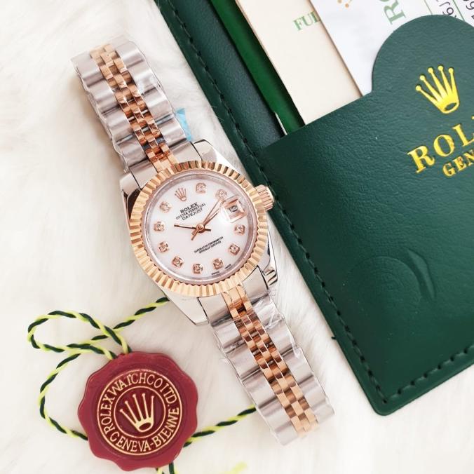 Jam Tangan Wanita Merk Rolex Datejust Mini barang ada