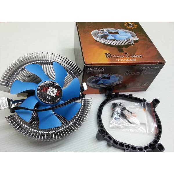 FAN COMBO LGA 775/1156/AMD merk M TECH