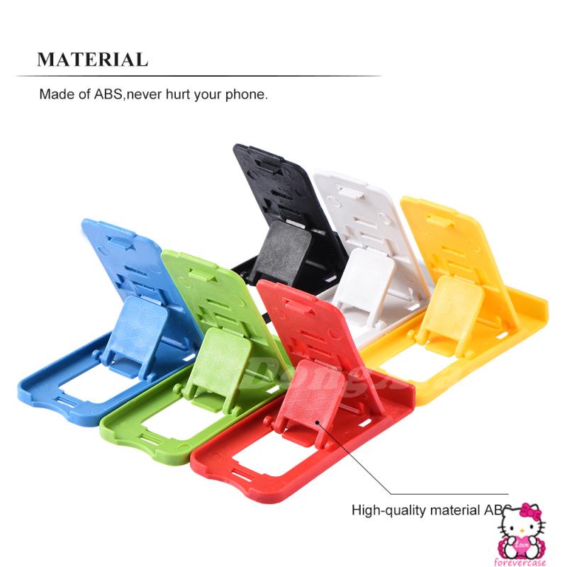 1 Pc Stand Holder Ponsel Universal 3D Portabel Model Lipat Dapat Disesuaikan Warna Acak