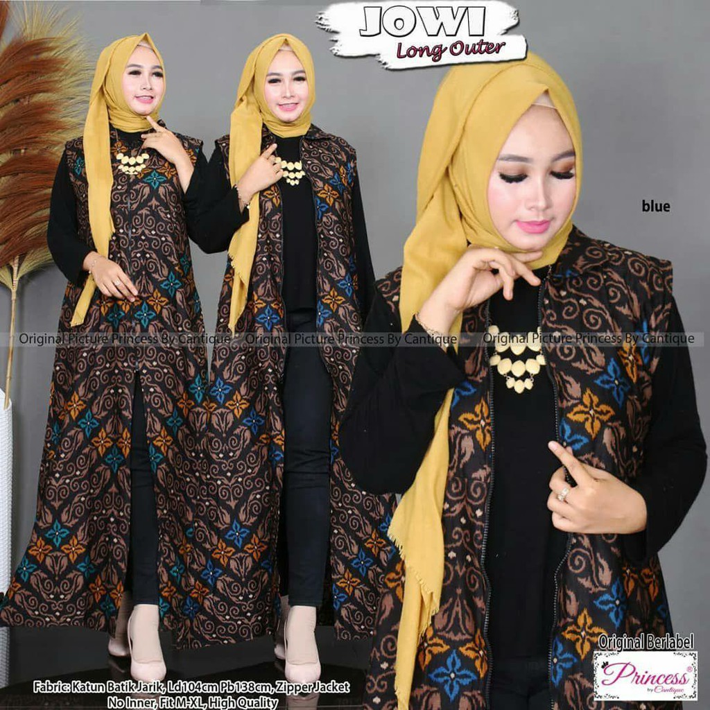 Long Cardy Batik Kekinian Bahan Katun Halus Simpel Elegan Cocok Untuk Segala Acara Harga Murah