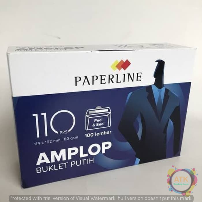 

Amplop / Envelope Tanggung Paperline Ukuran 110 PPS 1 Pak 100