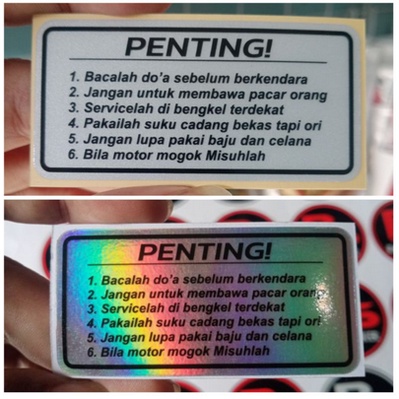 

STIKER PENTING