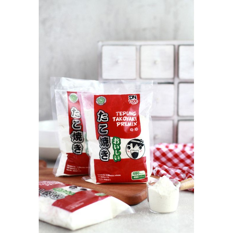 

TERMURAH!!Tepung takoyaki premix 480gr
