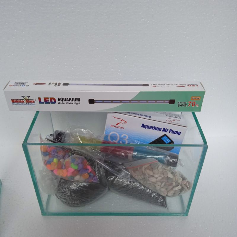 Aquarium 25x15x15 paket