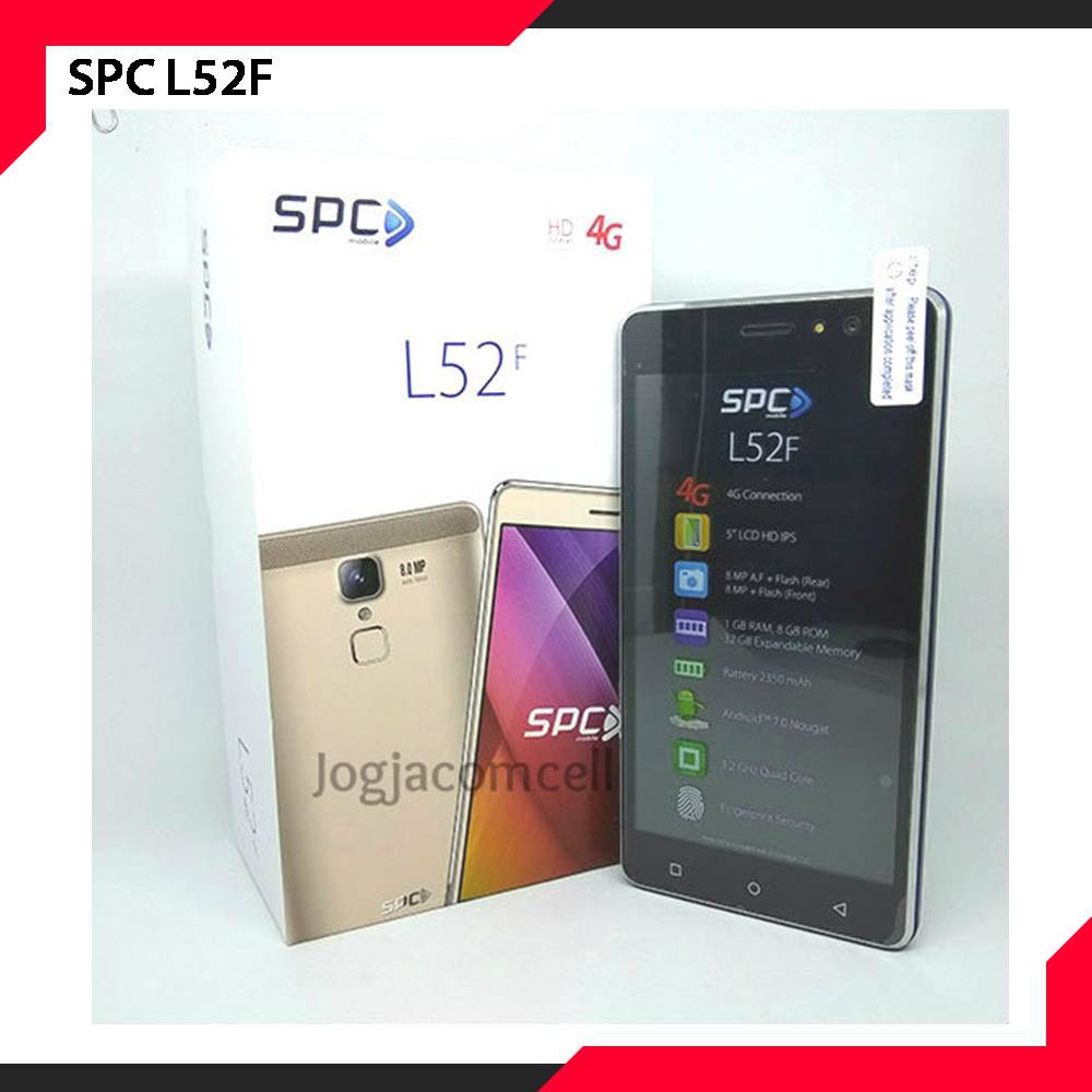 Promo Hp Kekinian Spc L52f Fingerprint 4g Lte Ram 1gb 8gb Bonus Soft Case Shopee Indonesia