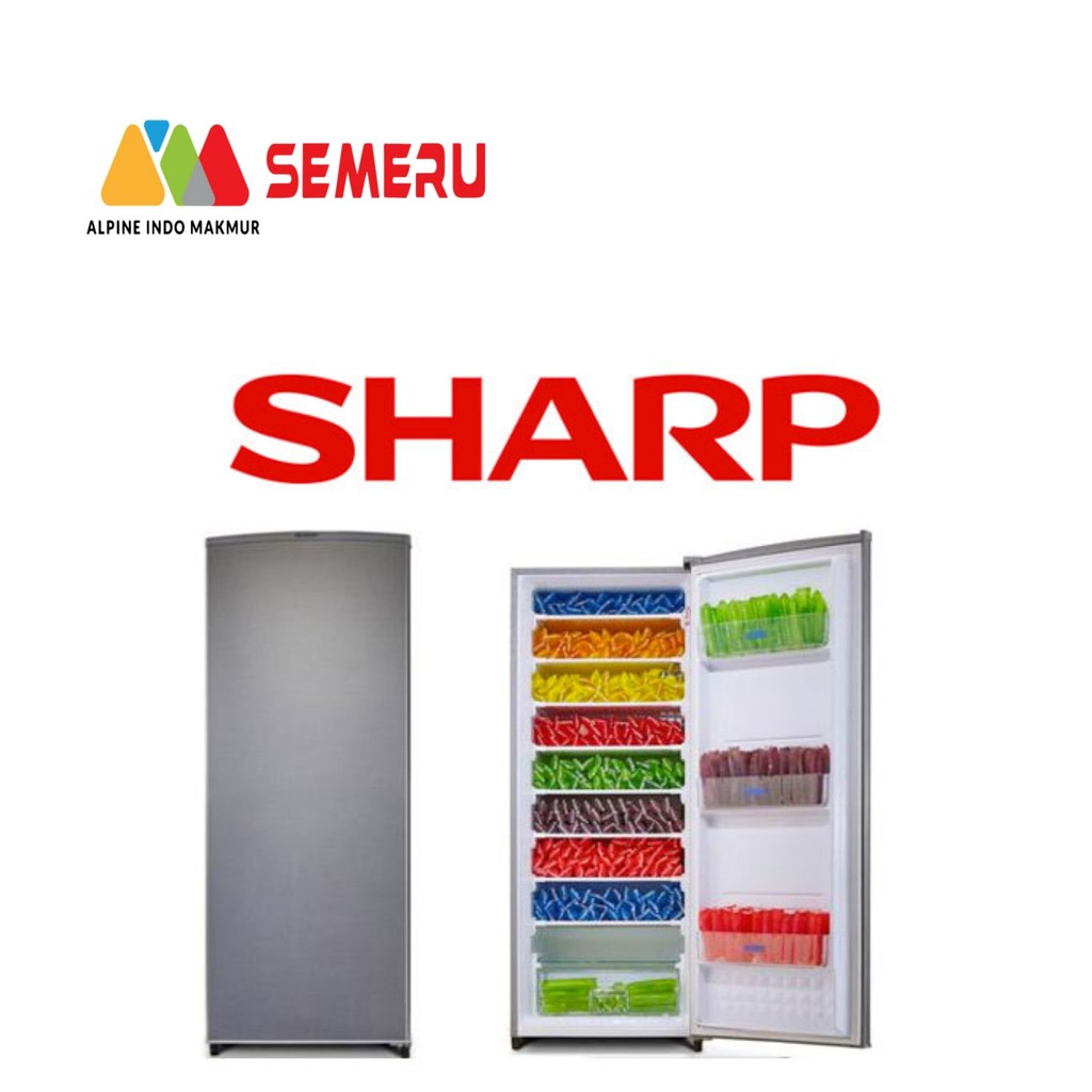 SHARP KULKAS FREEZER FJ-M189 N-SS (KHUSUS MAKASSAR)