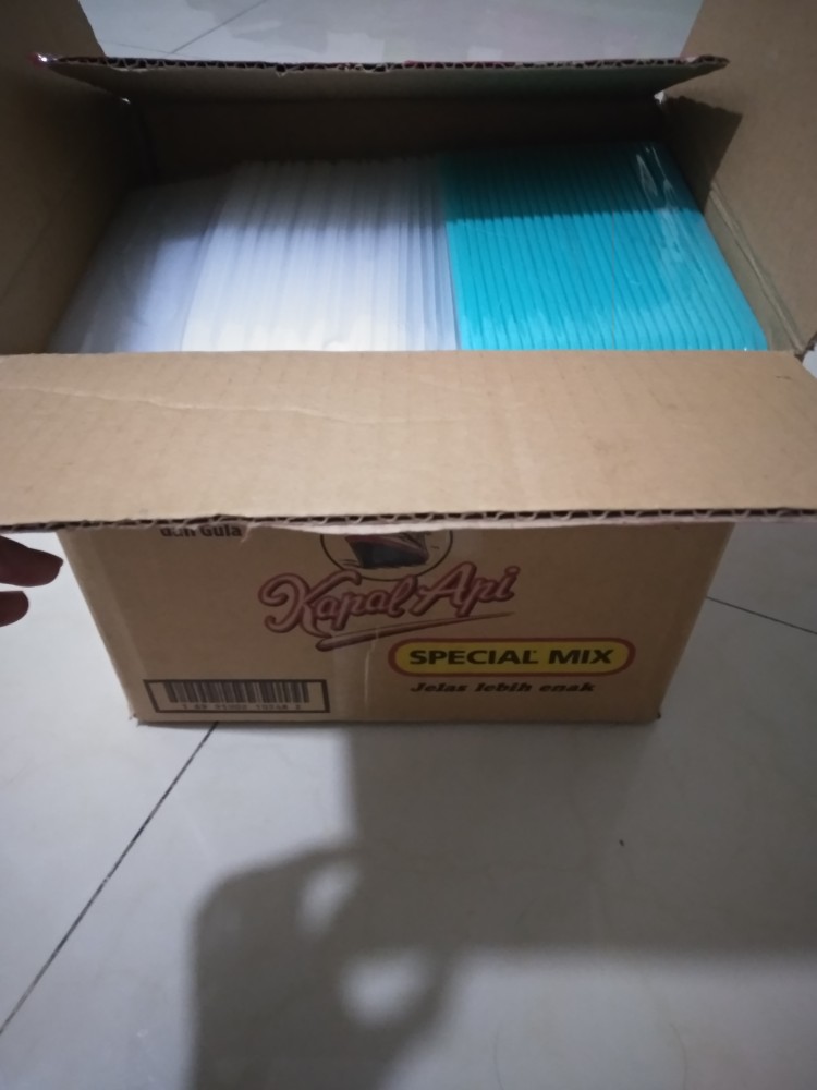 Thinwall 2000 Ml + Tutup Warna Biru Tosca Merek Fim Harga 1 Roll Isi 25 Pcs