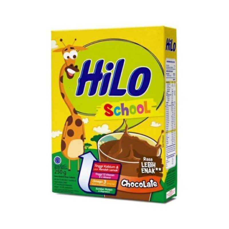 

Hilo School Susu Bubuk Hi-Calcium Chocolate 250 Gram