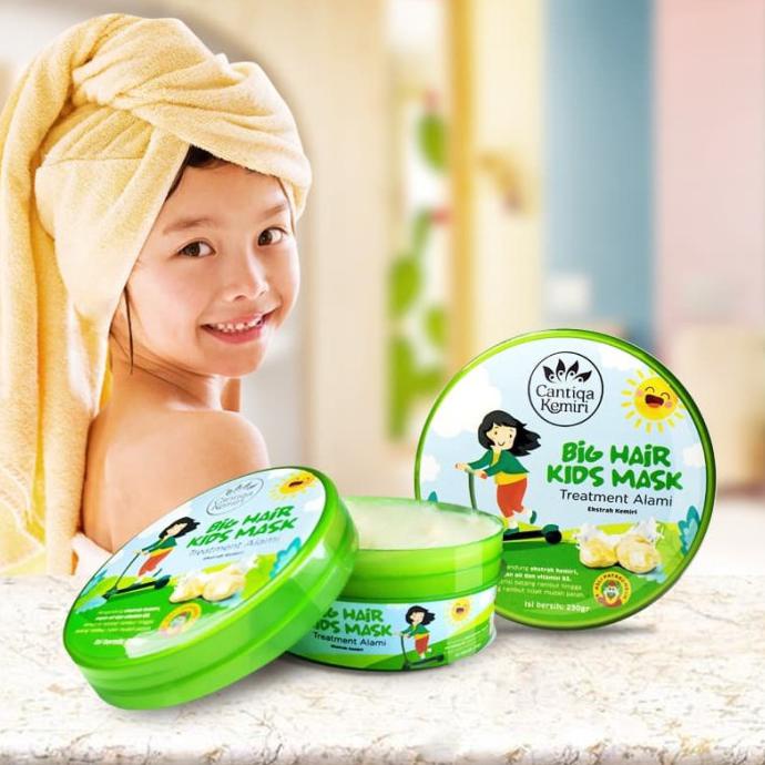 CANTIQA KEMIRI BIG HAIR KIDS MASK MASKER RAMBUT ANAK PERAWATAN ALAMI