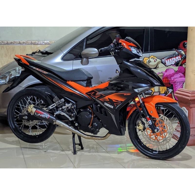 Striping Lis Sticker Standar Ori Yamaha MX KING 2019 Oren Striping Mx King 150 Sticker Mx King Decal