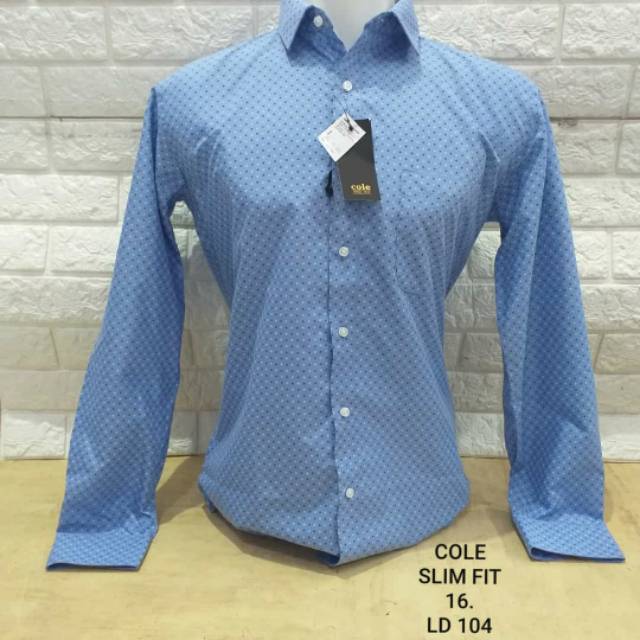 Cole/ kemeja cole slim fit
