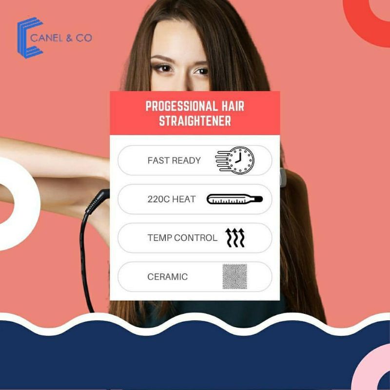 CANEL & CO Catok Rambut Ion Hair Curler Professional Automatic