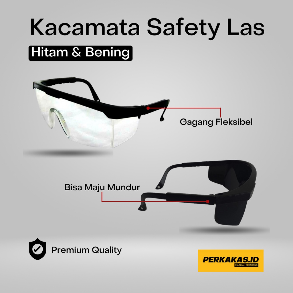 Kacamata Las Otomatis Safety Bening LEGION
