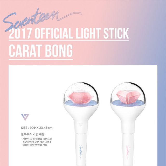 [Ready] Seventeen Official Light Stick Carat Bong ver.2
