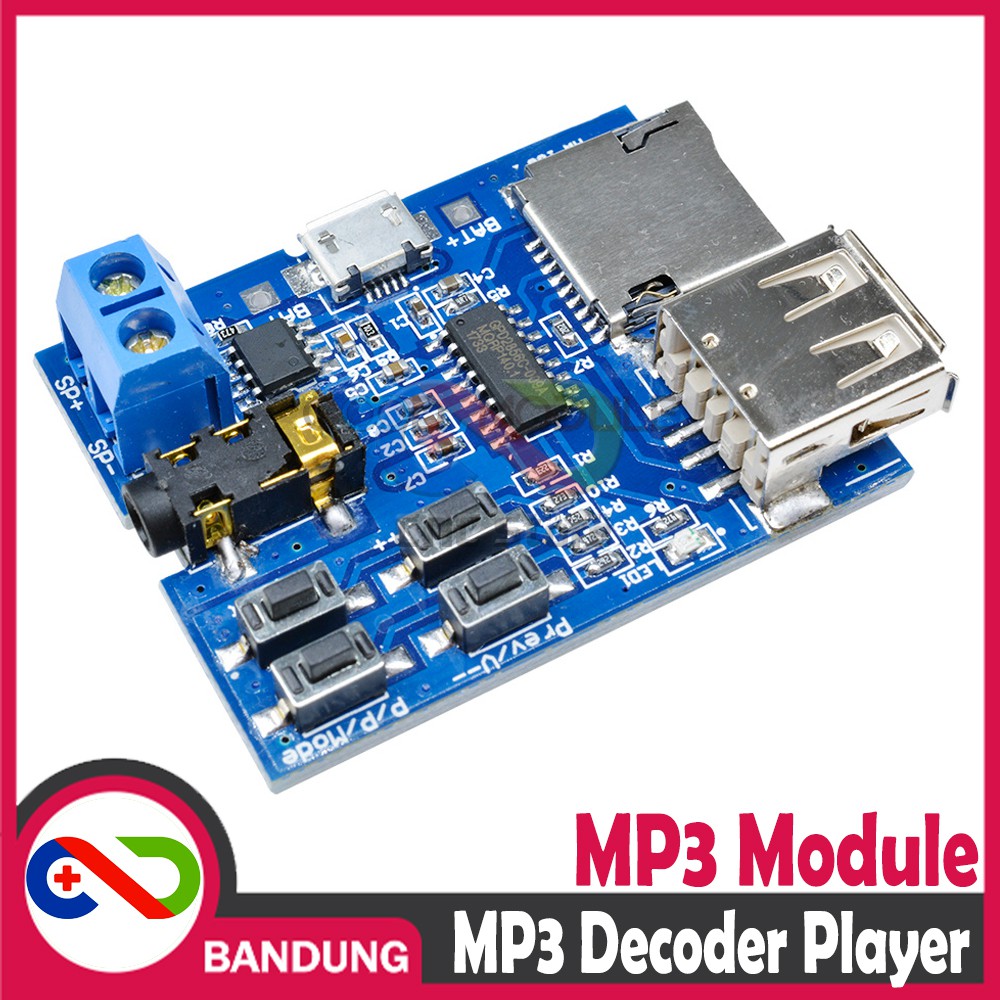 MP3 PLAYER DECODER MODULE BOARD AUDIO FLASHDISK SD CARD