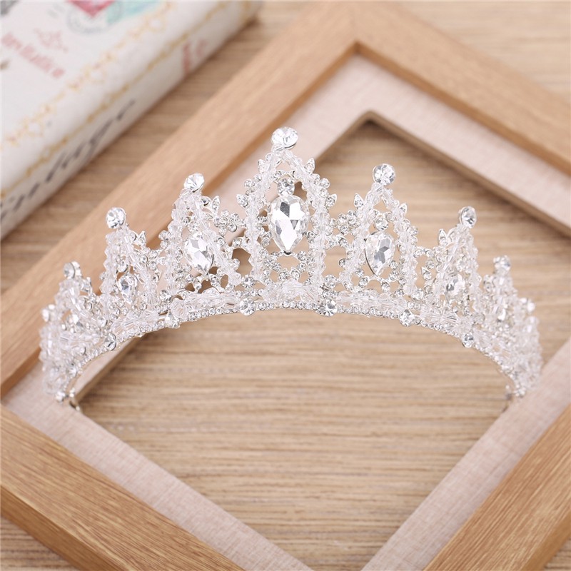 Silver Wedding Bridal Tiara Kristal