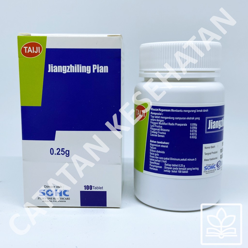 

Jiangzhiling Pian / 降脂灵片 / Obat Kolestrol