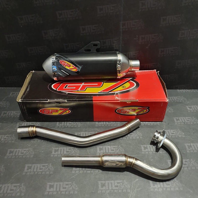 Knalpot GP 7 Magnum Series KLX 150 Dtracker Original