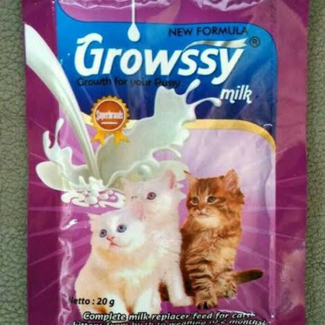 SUSU KUCING GROWSSY GROWSY CAT MILK sachet