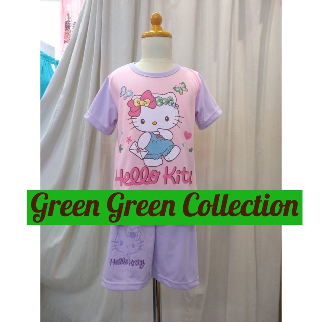 Piyama Kaos Anak Premium Hello Kitty New