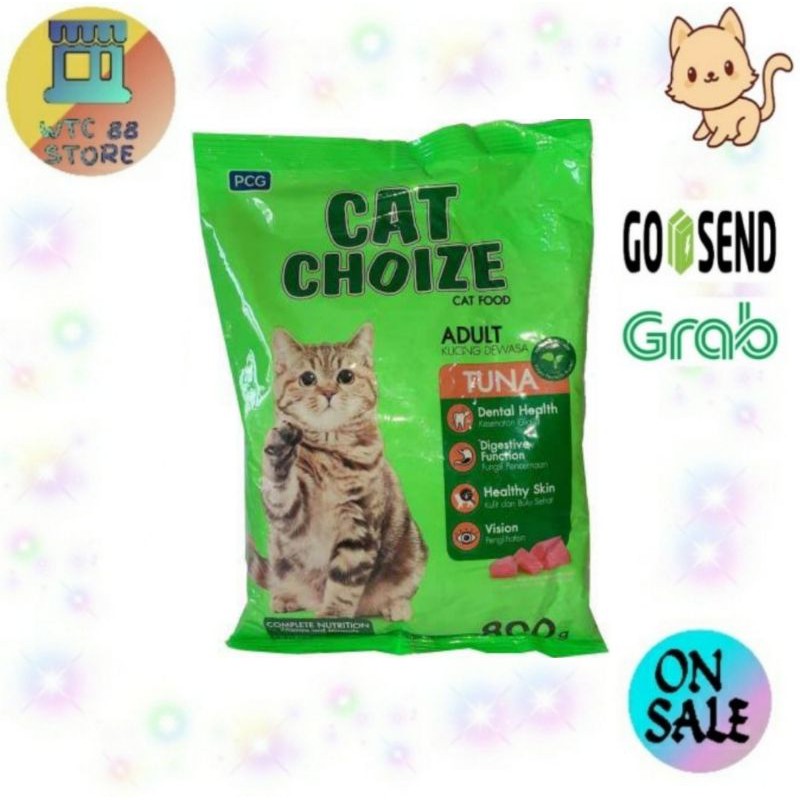 makanan kucing kering CAT CHOIZE adult TUNA / SALMON 8KG