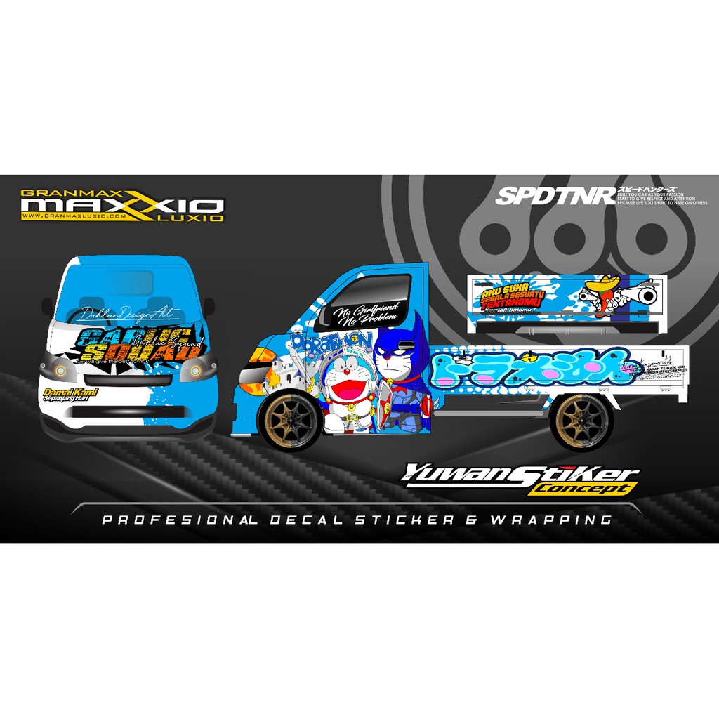 stiker decal grandmax full custom