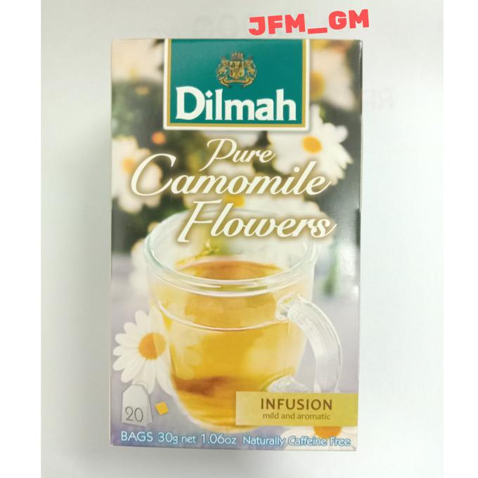 

[ COD ] DILMAH PURE CAMOMILE FLOWERS 30GR ( 20BAGS ) LIMITED EDITION Kode 1164