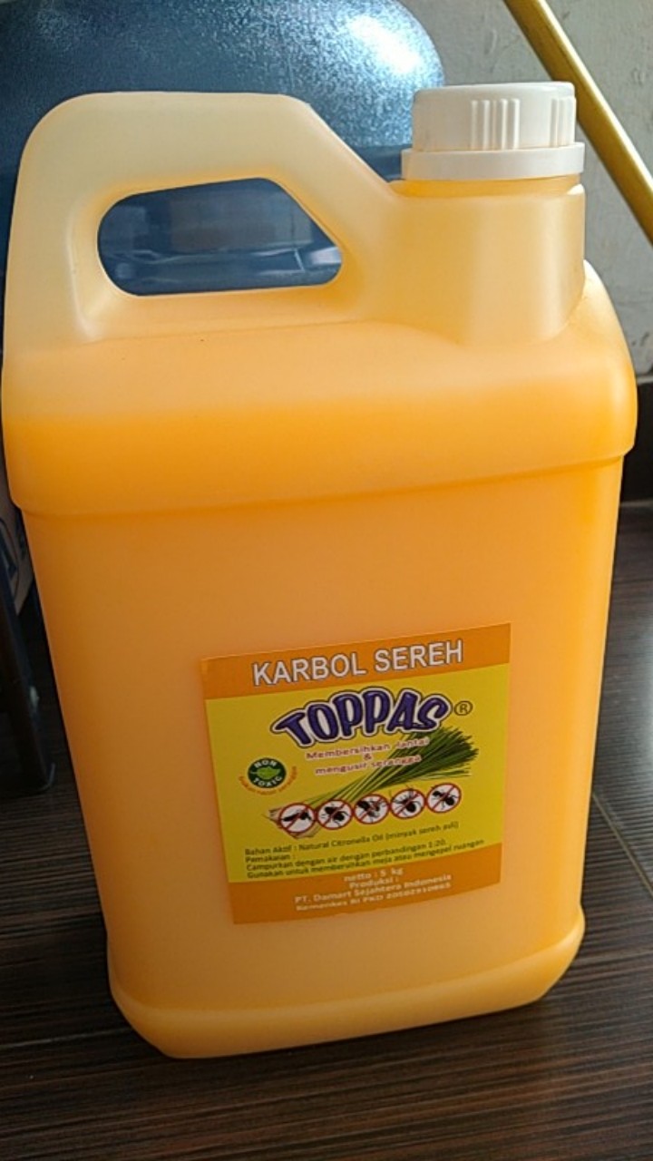Toppas Karbol Sereh - 5 L 5l 5 Liter -grabgojek