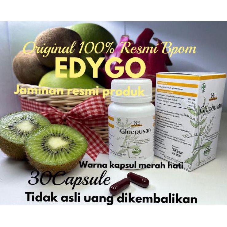 Glucousan NH 100% Blom resmi suplemen mengatasi diabetes/meredakan kencing manis & kesehatan jantung