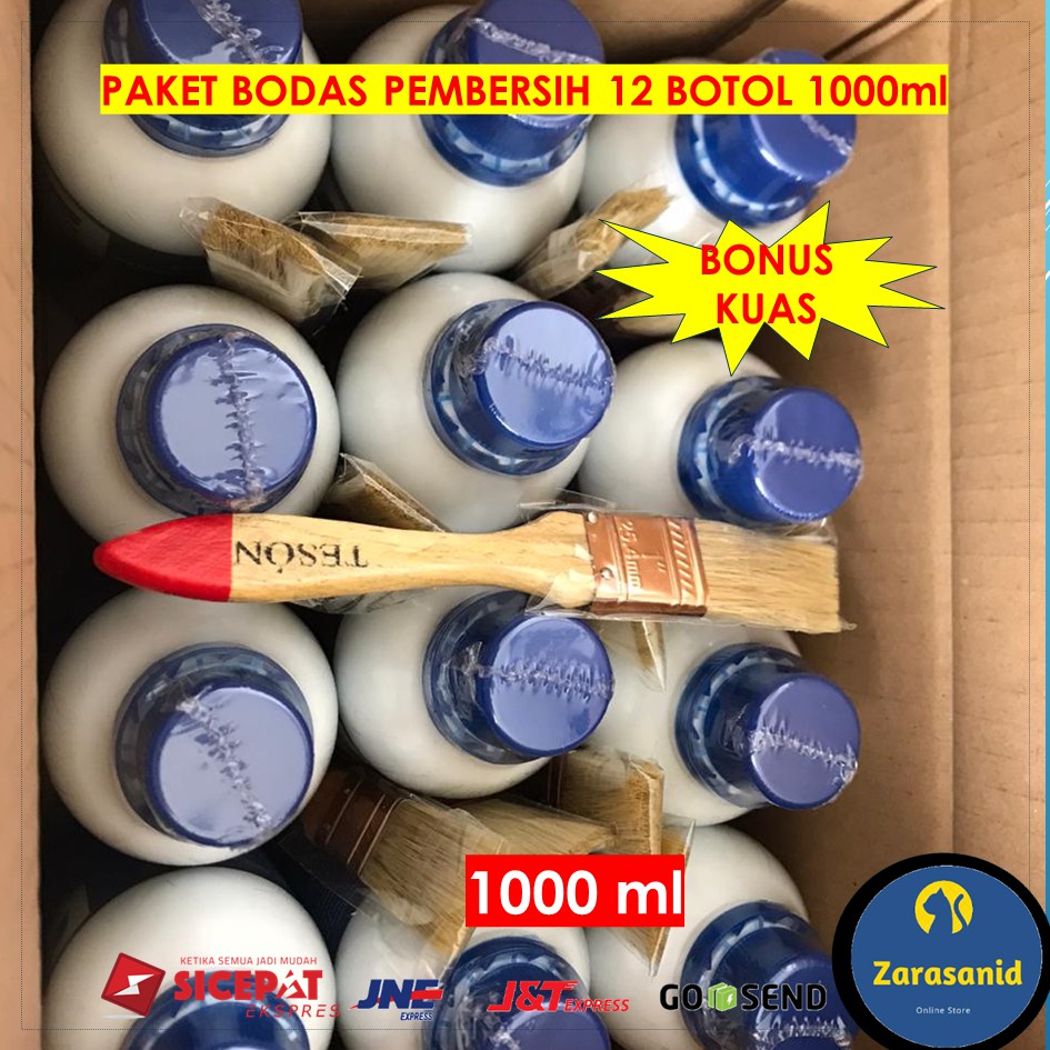 PAKET BODAS 12 BOTOL 1000ML PEMBERSIH TOILET KERAK KERAMIK PORSELEN KAMAR MANDI HARGA RESELLER