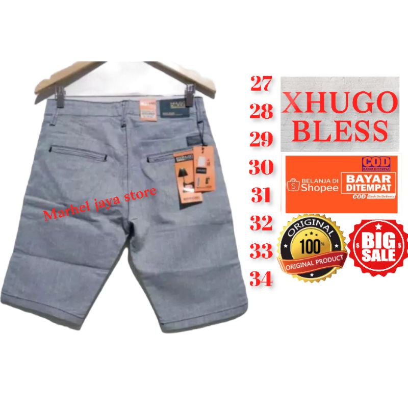 CELANA CHINOS PENDEK PRIA ORIGINAL HUGO BLESS//CELANA PRIA ORIGINAL//CELANA PRIA DISTRO//CELANA PRIA