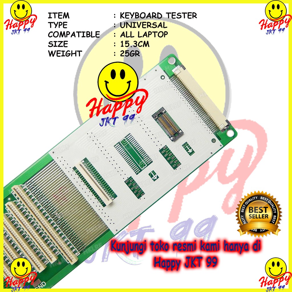 [ HAPPY JKT 99 ] KEYBOARD TESTER LAPTOP NOTEBOOK UNIVERSAL ALL TYPE ORIGINAL