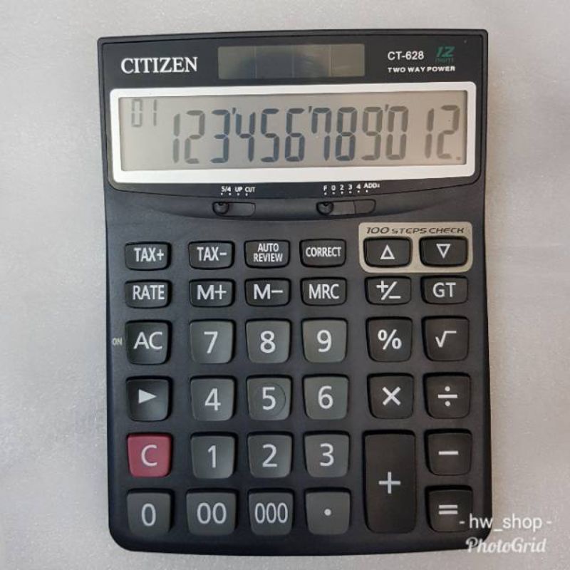 

0KALKULATOR CITIZEN CT 628 CT-628 KALKULATOR DAGANG 12 DIGIT