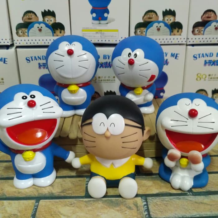 Jual doraemon stand by me figure box 3D set isi 5 Murah