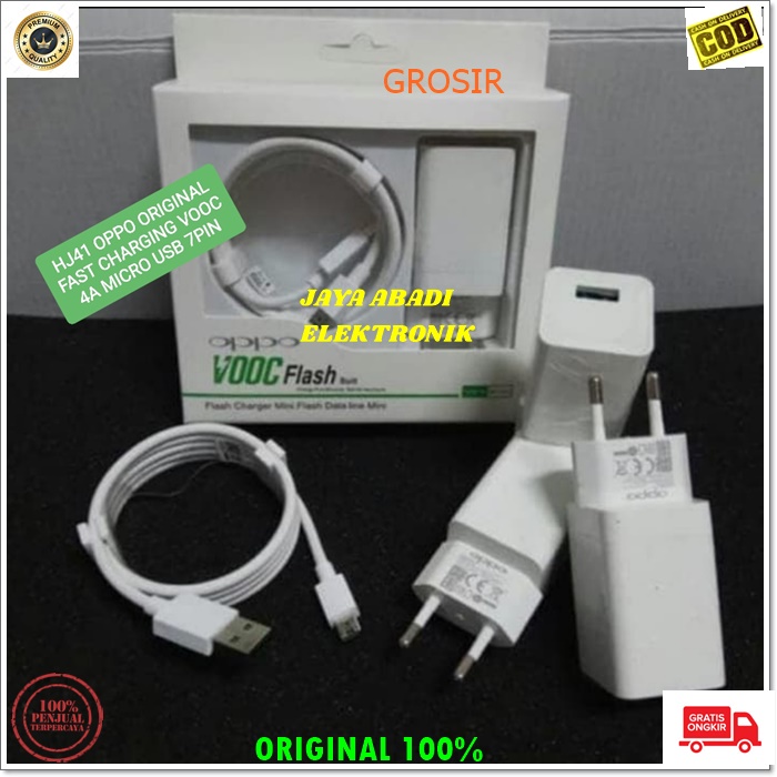 J90 ORIGINAL OPPO ADAPTOR SET MICRO USB 7 PIN TEBAL 4A VOOC FAST CHARGING TRAVEL ADAPTER QC QUICK FAST SPEED TRAVEL CHARGER FLASH CHARGE ADAPTIVE VOLT GADGET TC POWER QC BISA UNTUK SEGALA JENIS MERK HANDPHONE SOCKET MICRO USB OTOMATIS VOLT SESUAI GADGET N