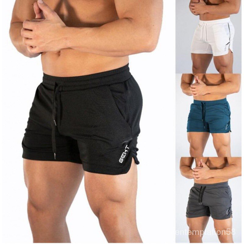 Men Gym Training Shorts Workout Sports Casual Clothing Fitness Running Shorts Male Short Pants Swim