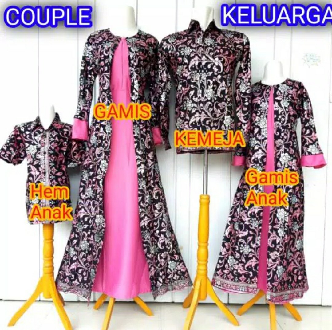 Batik Keluarga Bisa Pisah Batik Kemeja Ayah Couple Sarimbit Keluargao