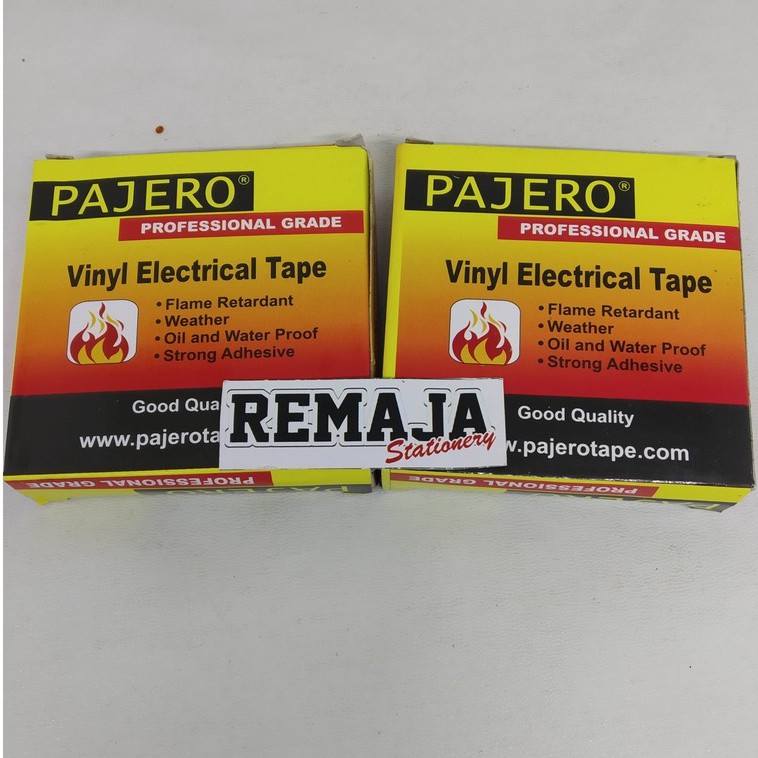 

Isolasi Listrik Hitam / Vinyl Electrical Tape PAJERO