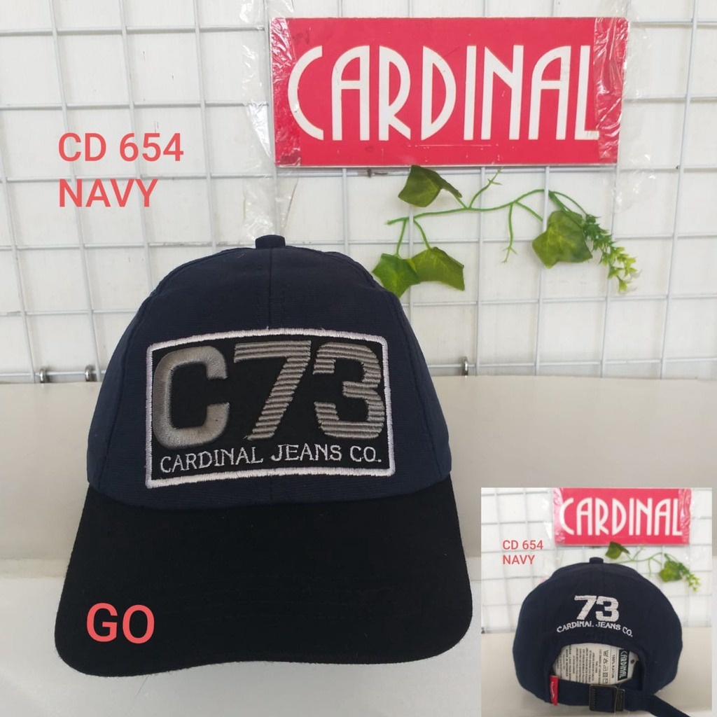 gos JA TOPI CARDINAL 100% ORIGINAL topi cardinal brand topi cardinal terbaru jeans