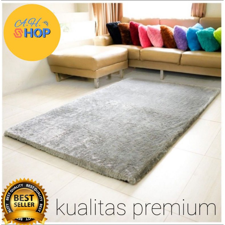 karpet bulu rasfur besar 200x150x2 cm